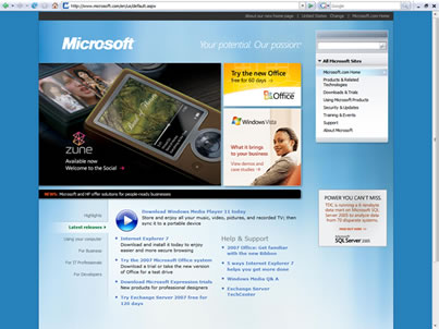 Sitio Web de Microsoft... Sitio Web de Microsoft...
