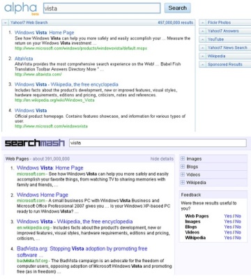 Alpha y Searchmash Alpha y Searchmash