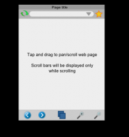 La interfaz está optimizada para pantallas multitouch, curiosamente hay un órden similar al Safari del iPhone.