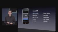 Núcleo del sistema operativo del iPhone