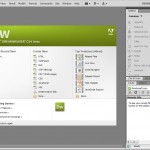 Pantalla principal de Dreamweaver CS4