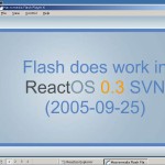 Flash 6 en ReactOS Flash 6 en ReactOS