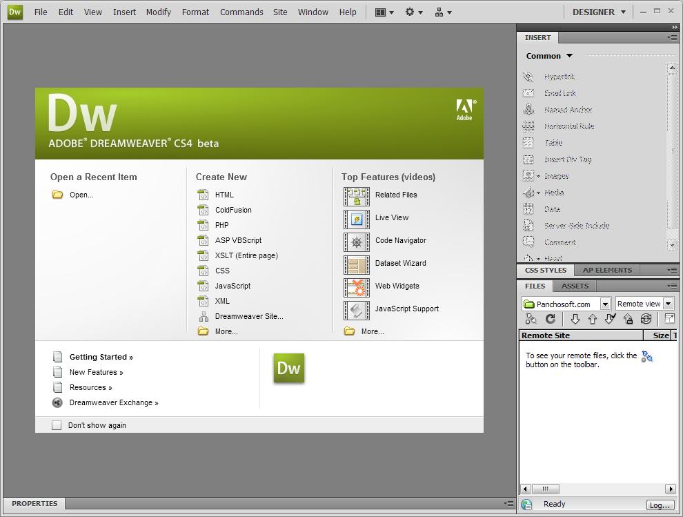 Adobe Dreamweaver CS3 free - Download latest version in